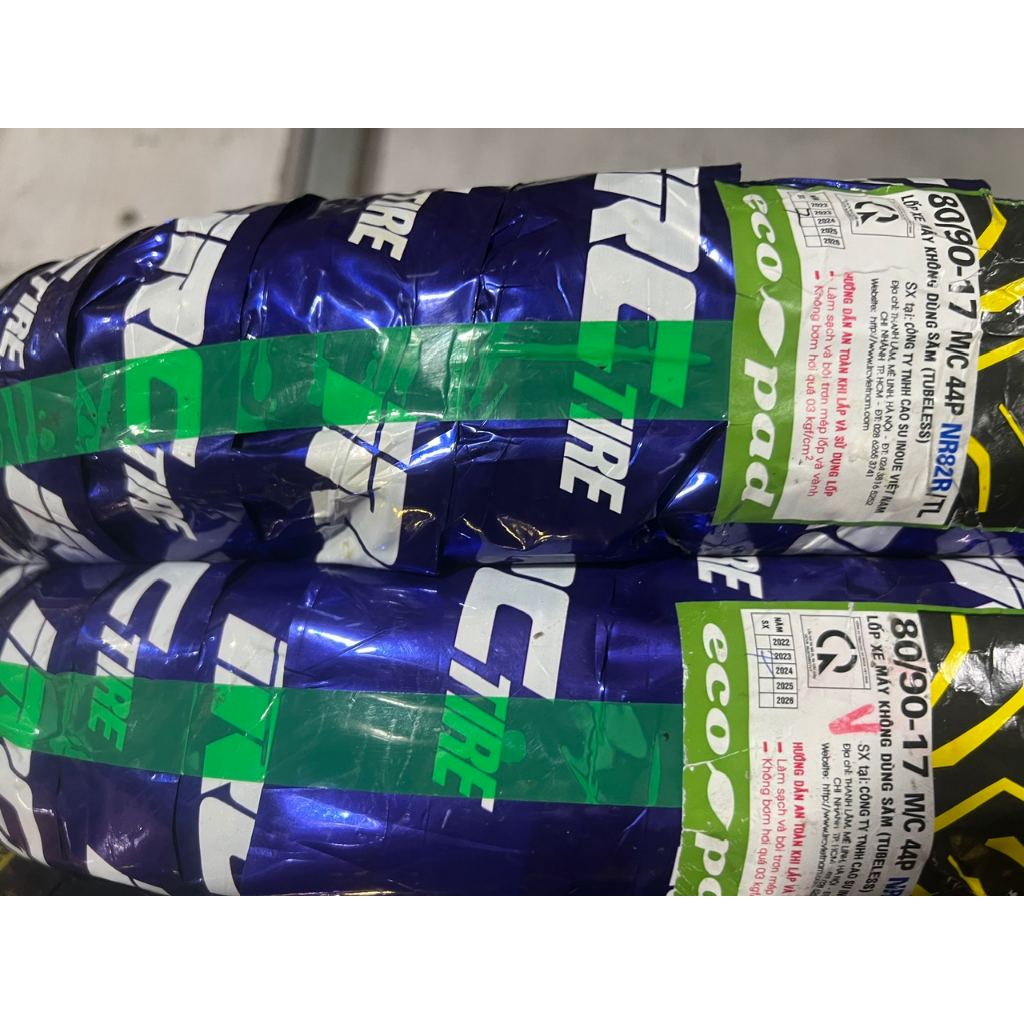 Vỏ  80/90-17 IRC  không dùng ruột  bành sau xe RS ; SIRIUS; FUTURE .....