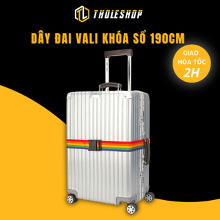 Dây Đai Vali - Dây Đai Ràng Có Khóa Số Giúp Bảo Vệ Vali Chống Mất Cắp Tholeshop 3644