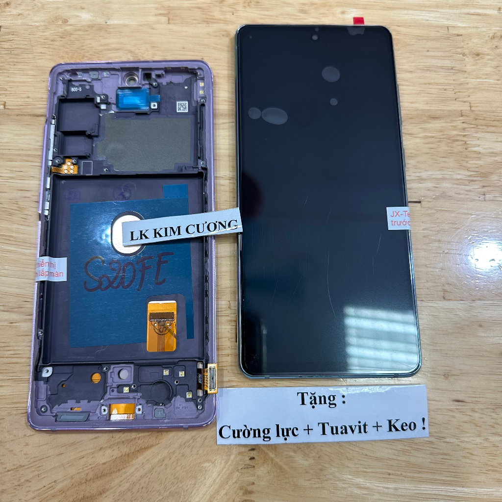 Màn hình tương thích samsung S20 FE - OLED liền khung