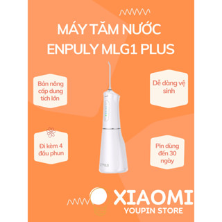 [Enpuly.vn]Máy tăm nước Xiaomi Enpuly MLG1 mẫu mới dung tích lớn 200ML,với 5 cấp độ làm sạch,4 đầu phun cho răng ni