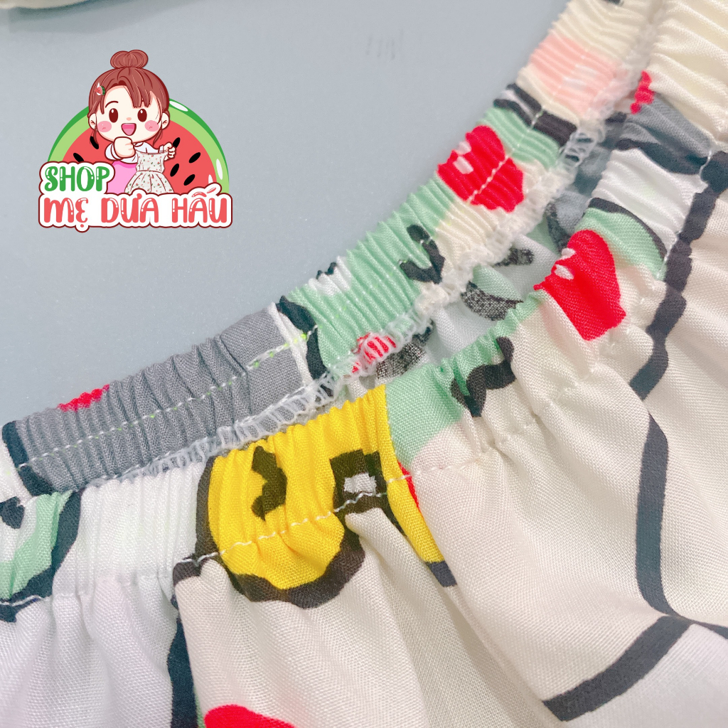 Bộ tole lanh quần đùi tay ngắn bé trai, shop mẹ dưa hấu 10-45kg