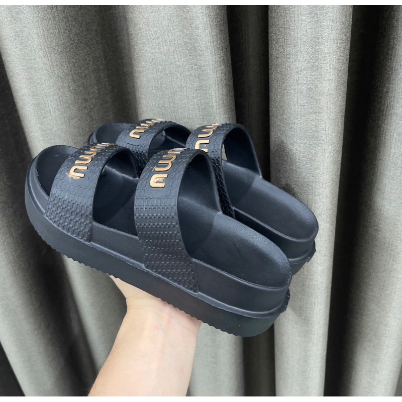 Dép nữ hai quai, dép nữ mumu độn đế 4cm