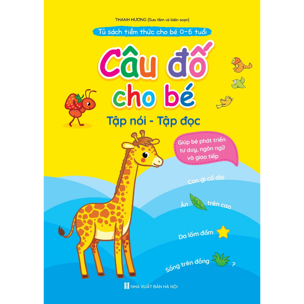 Sách - Câu Đố, Thơ, Truyện, Đồng Dao Cho Bé Tập Nói, Tập Đọc - Kèm File nghe