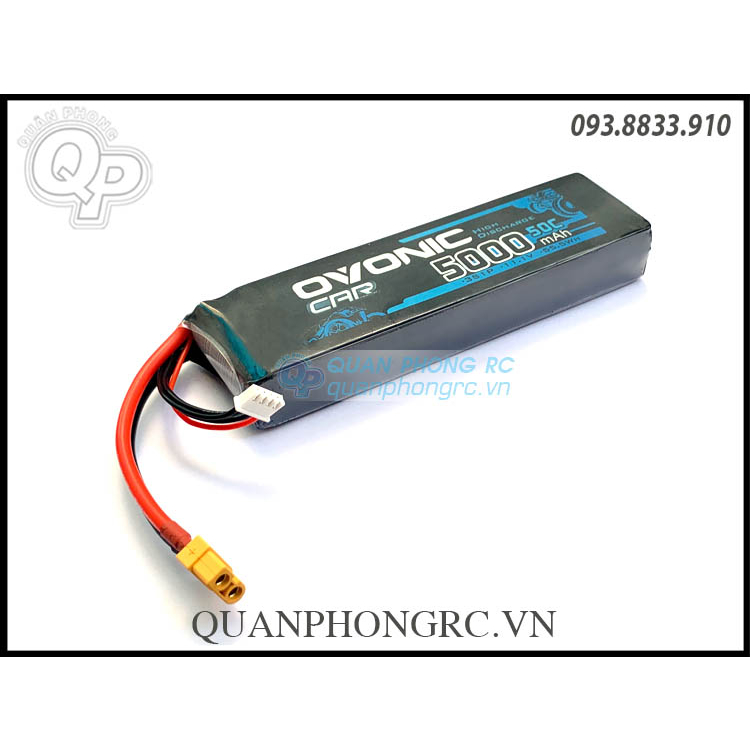 Ovonic CAR 5000mAh 3S 50C 11.1V LiPo Battery XT60 Plug