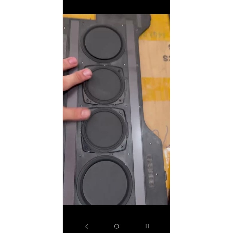 Loa tivi 65inch hát hay 2bass 3mid 1 chép. Giá 1 cụm