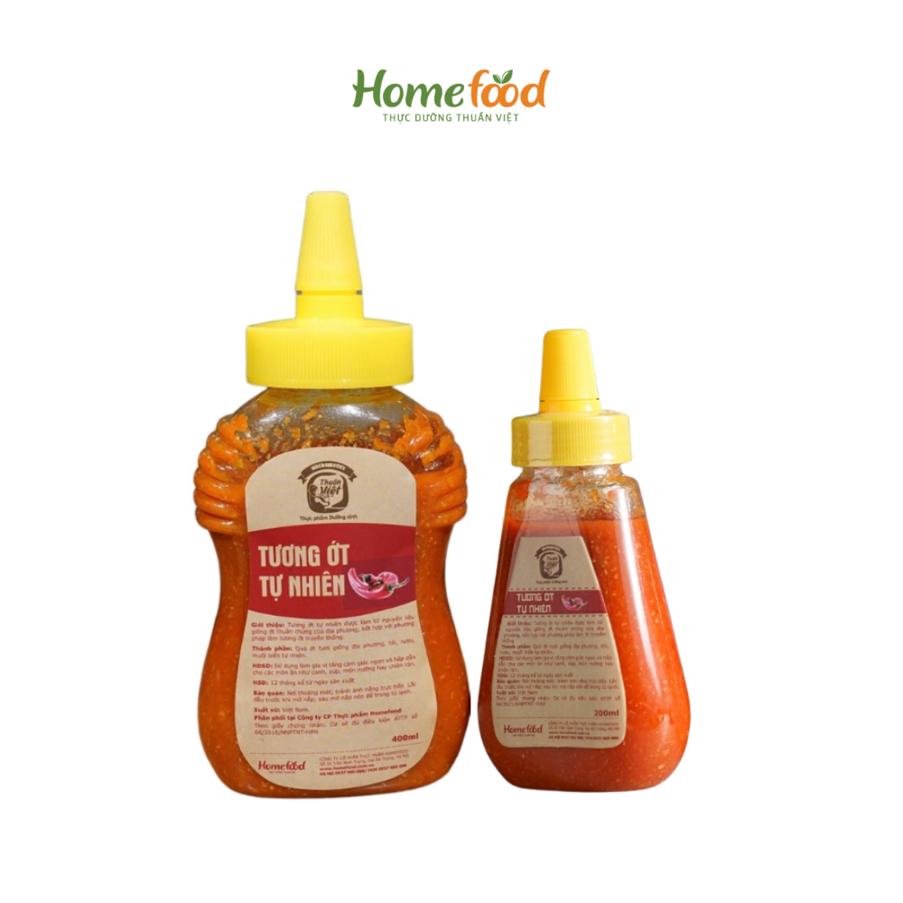 Tương ớt Homefood 200ml - 400ml