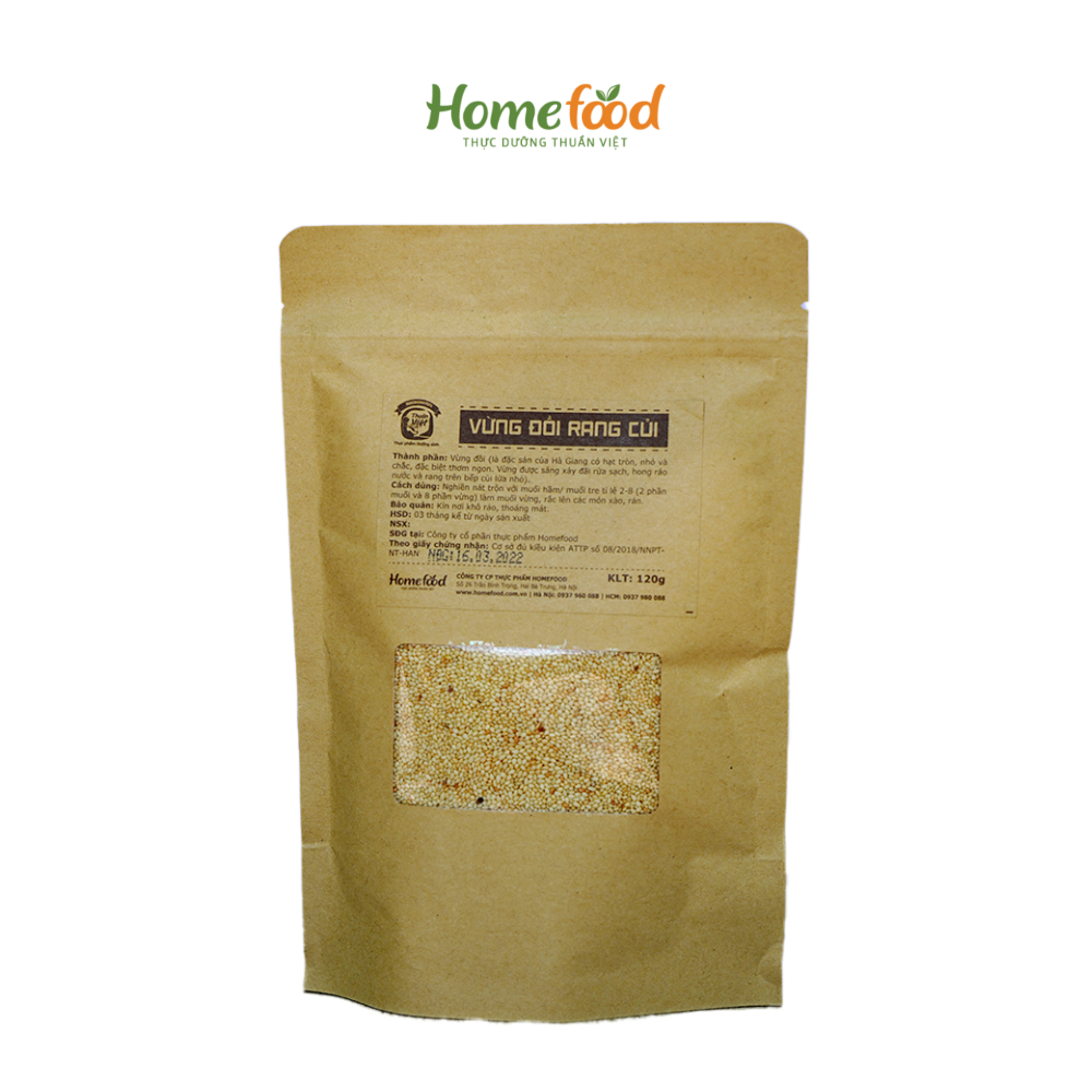 Vừng đồi rang củi Homefood 200g