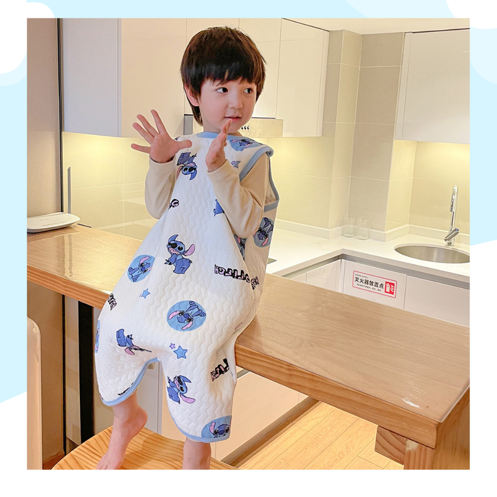 Túi Ngủ Thu Đông Cho Bé Gái/Trai Chất Cotton Bông Mềm Nhẹ