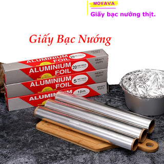Giấy bạc nướng thịt lót nồi chiên không dầu dùng để giữ nóng thực phẩm - Movava