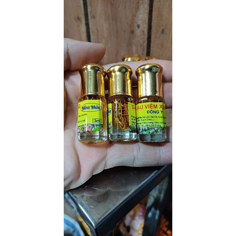 Dầu viêm xoang vàng mini 3ml loại lăn