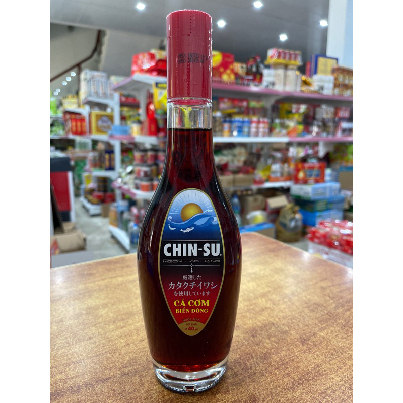 Nước mắm Chin Su cá cơm biển đông Vip 40 độ đạm 500ml