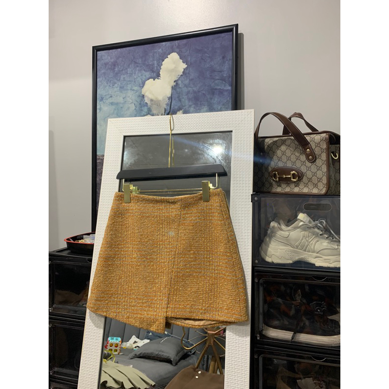 Chân váy dạ tweed 20K