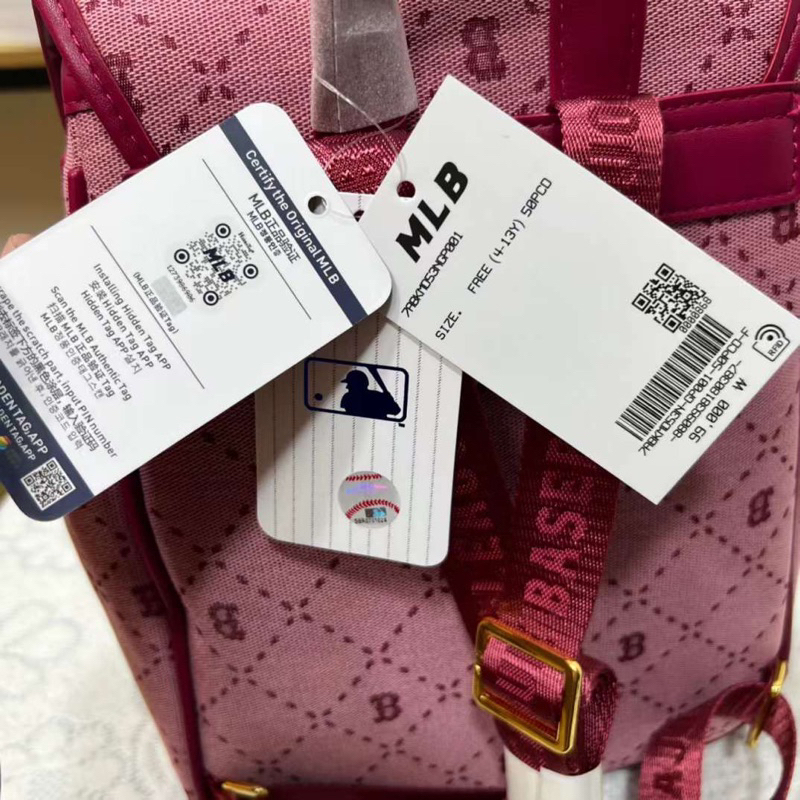 Balo mlb unisex size 28cmx22cmx10cm chống nước đủ màu