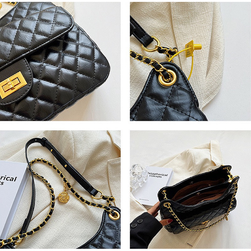 Túi xách nữ đeo chéo đeo vai trần trám hàng quảng châu cao cấp