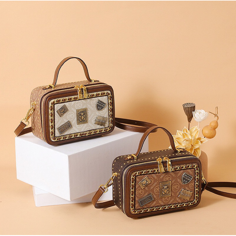 Túi xách nữ đeo chéo đeo vai cốp chữ nhật hàng quảng châu cao cấp