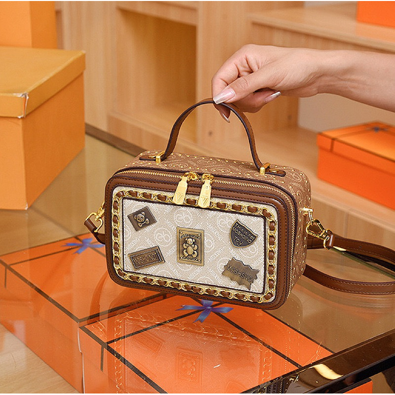 Túi xách nữ đeo chéo đeo vai cốp chữ nhật hàng quảng châu cao cấp