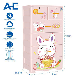 Tủ nhựa 5 tầng ae - parris qui phúc- giao hàng toàn quốc