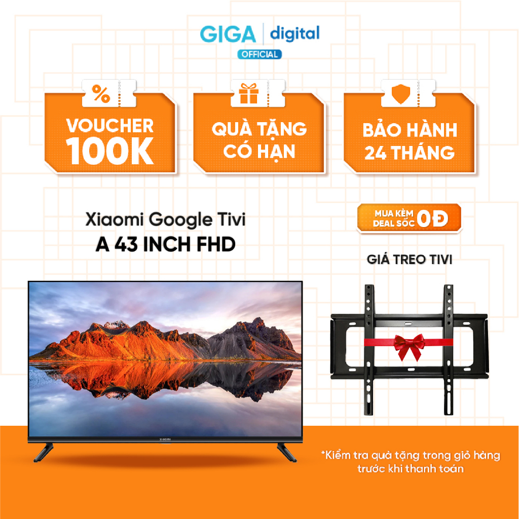 Xiaomi Tivi A 43 inch FHD - Chính Hãng - BH 24 Tháng