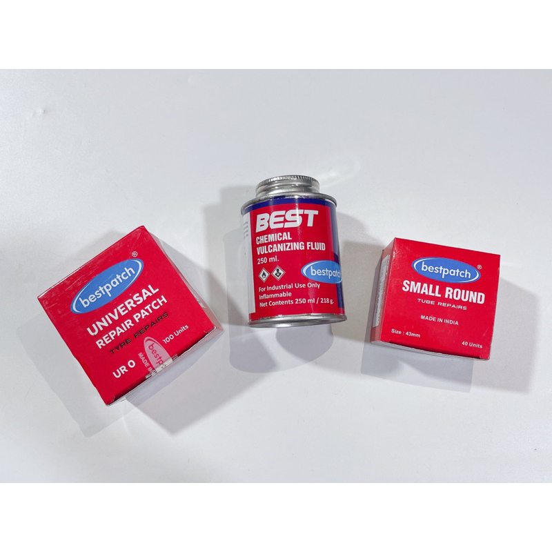 Keo vá săm và lốp Best bestpatch, miếng vá săm chuyên dụng đủ kích cỡ sử dụng xe máy, oto và xe đạp điện