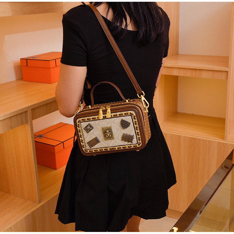 Túi xách nữ đeo chéo đeo vai cốp chữ nhật hàng quảng châu cao cấp
