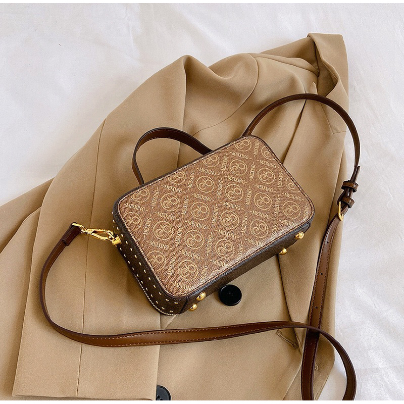 Túi xách nữ đeo chéo đeo vai cốp chữ nhật hàng quảng châu cao cấp