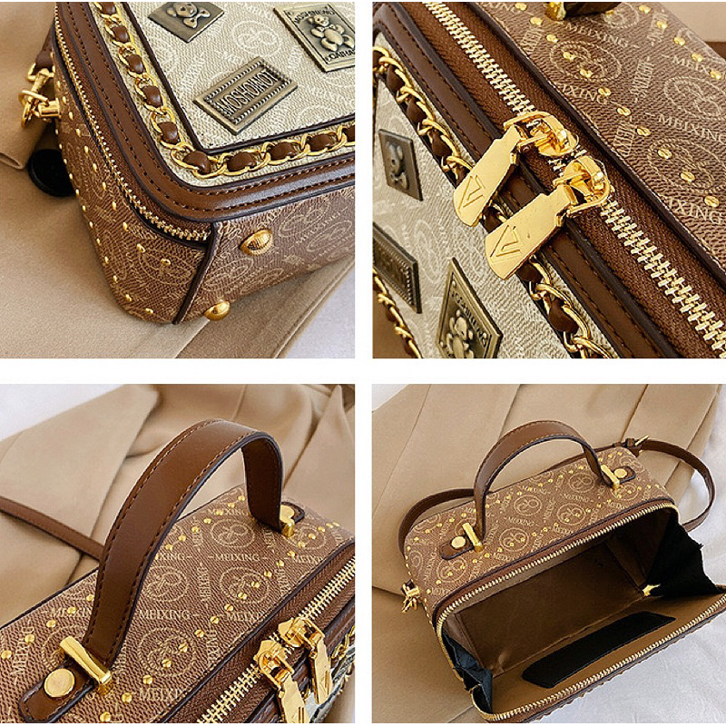 Túi xách nữ đeo chéo đeo vai cốp chữ nhật hàng quảng châu cao cấp