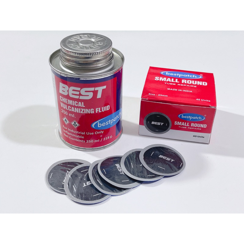 Keo vá săm và lốp Best bestpatch, miếng vá săm chuyên dụng đủ kích cỡ sử dụng xe máy, oto và xe đạp điện