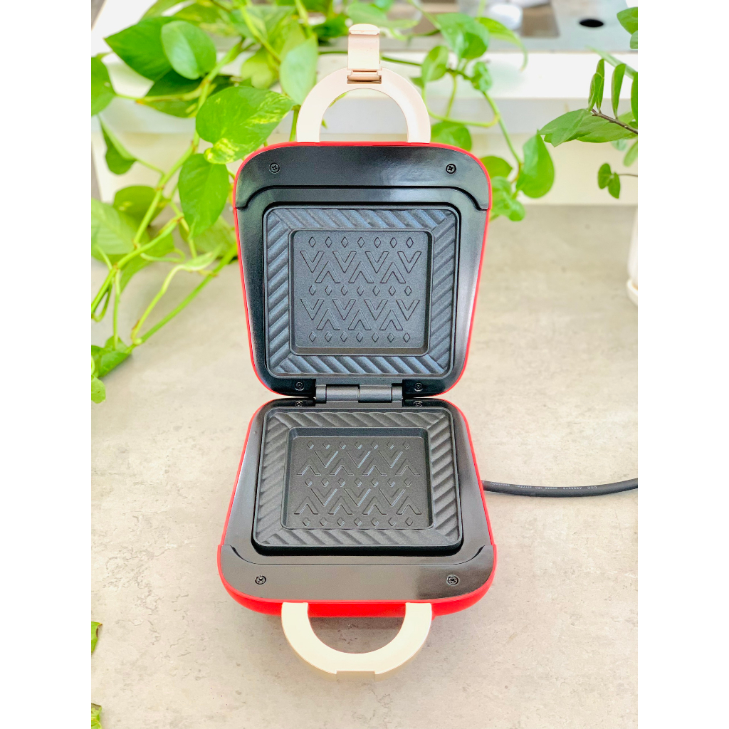 Máy nướng bánh mỳ Máy kẹp bánh mỳ Sandwich Bear SMZ-B05N1 bảo hành 12 tháng