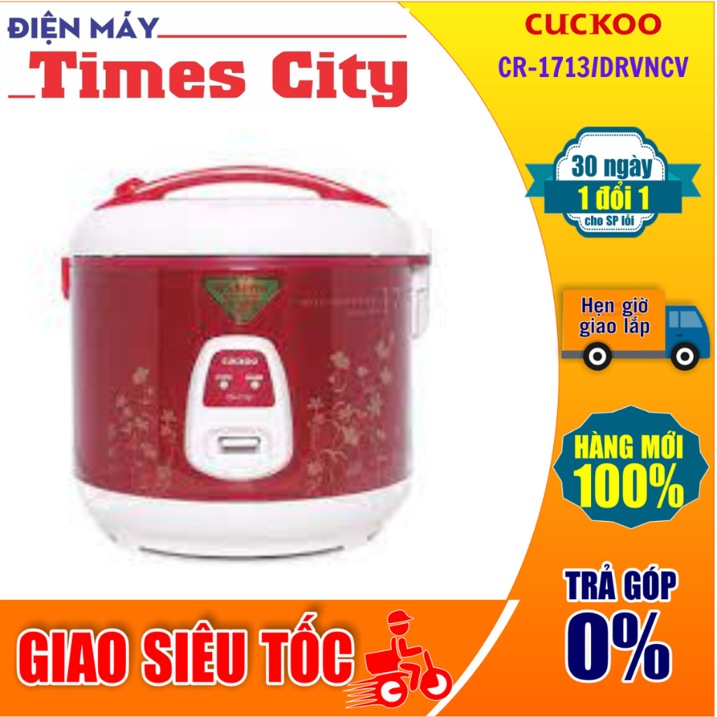 Nồi cơm điện Cuckoo CR-1713/DRVNCV - 2.8 lít