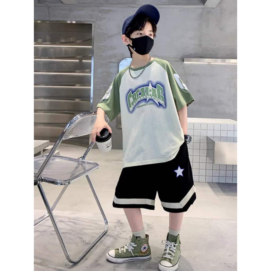 SÉT BỘ THUN MẶC NHÀ BÉ TRAI SIÊU COOL