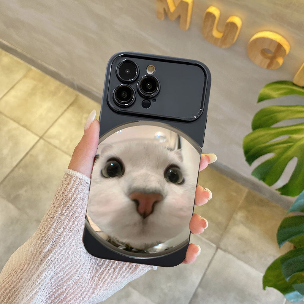 Ốp lưng iphone khung camera mèo meme 6/6splus/7/7plus/8/8plus/x/xs/11/12/13/14/pro/max/plus/promax -Awifi Case G1-1