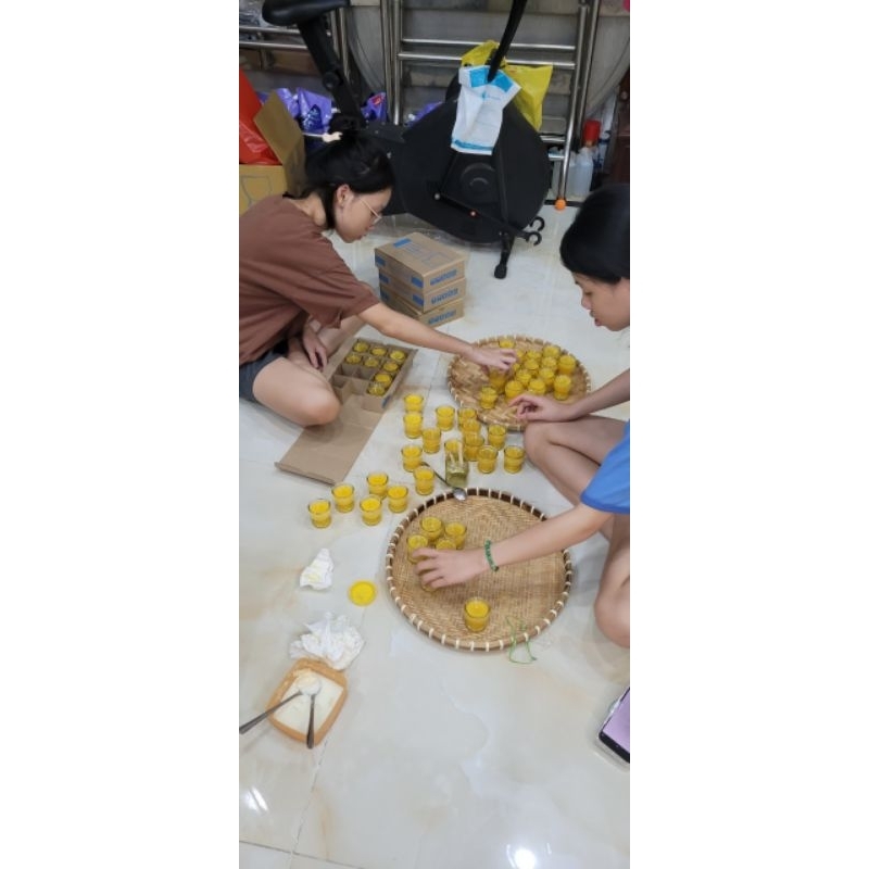 Combo 6 ly tulip + 550gr sáp bơ pha sẵn + tim cotton bấm sẵn đế + kẹp tim + kim tuyền. Nến bơ handmade.