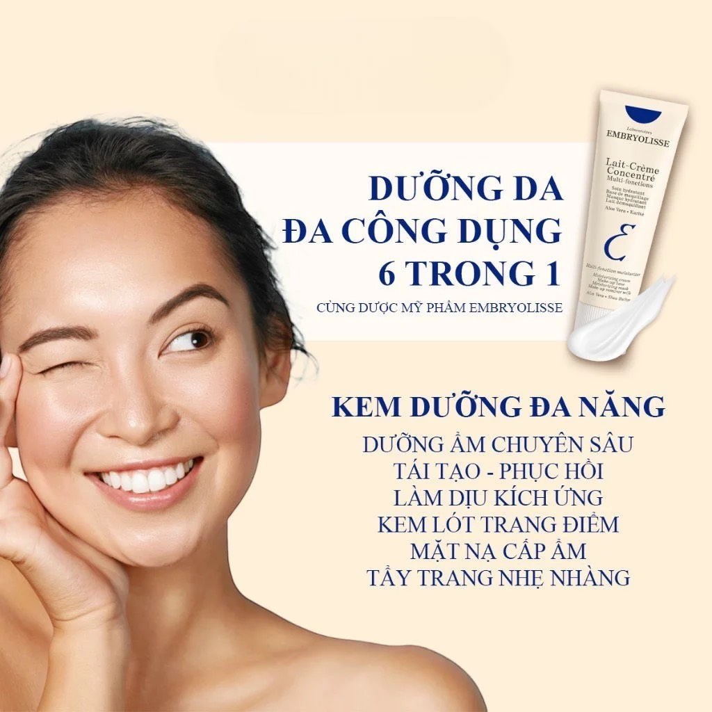 Sữa dưỡng ẩm phục hồi da Embryolisse Lait Creme Concentre 30ml, tái tạo, làm dịu kích ứng, cấp ẩm, kem lót | BigBuy360 - bigbuy360.vn