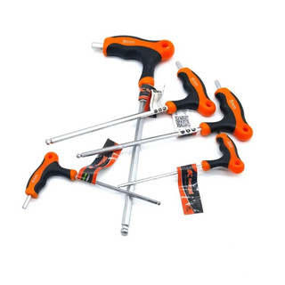 Tay vặn lục giác chữ t, tay cầm lục giác kapusi chính hãng 3mm-4mm-5mm-6mm