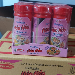 1 lốc 6 hủ muối chấm tôm chua cay Hảo Hảo - acecook