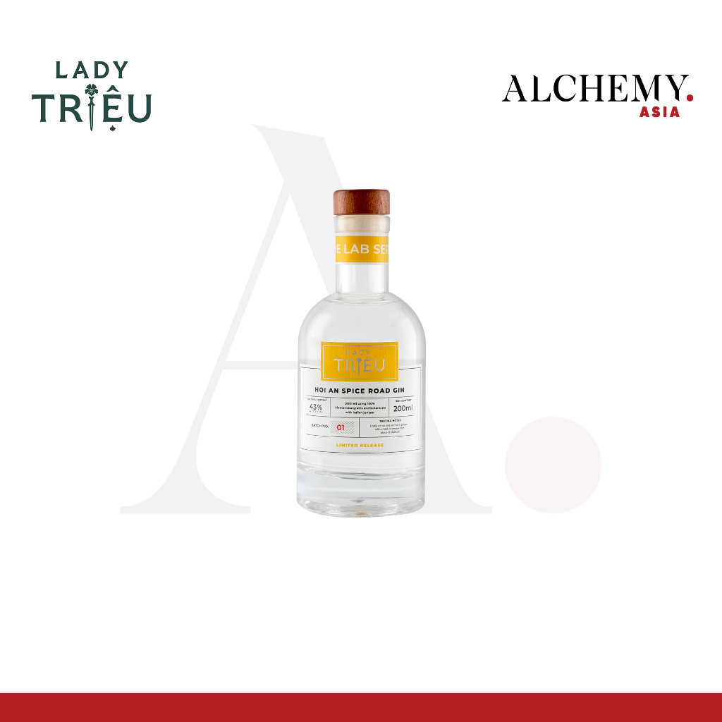 Set rượu Lady Triệu 43% 4x200ml