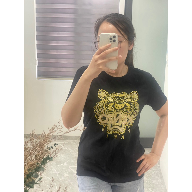 Áo thun thêu hổ Kenzo new 95%