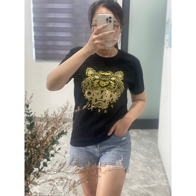 Áo thun thêu hổ Kenzo new 95%