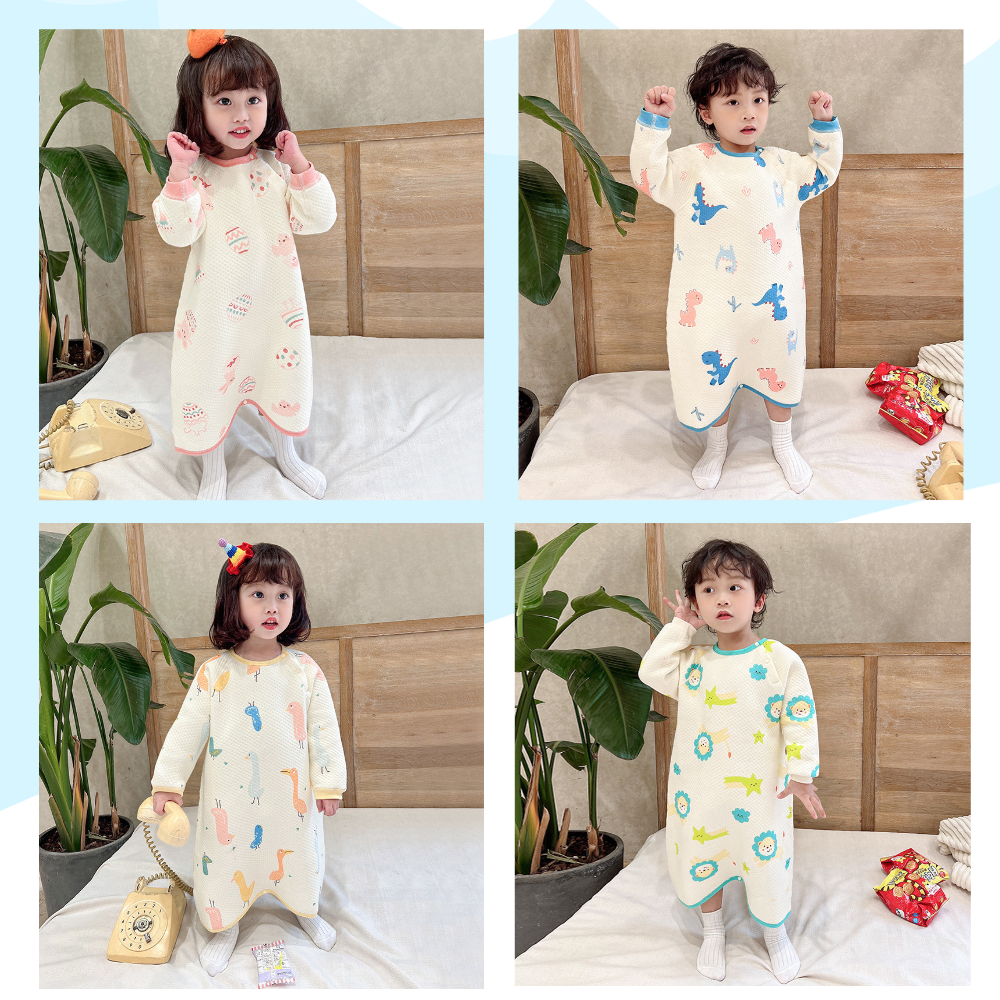 Túi Ngủ Cho Bé Thu Đông Cotton Trần Bông Mềm Nhẹ 2023