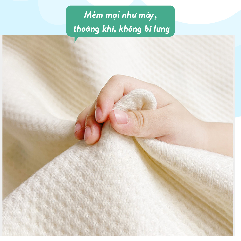 Túi Ngủ Cho Bé Thu Đông Cotton Trần Bông Mềm Nhẹ 2023