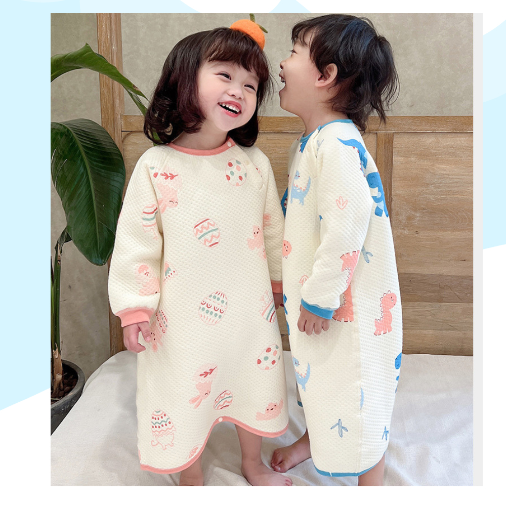 Túi Ngủ Cho Bé Thu Đông Cotton Trần Bông Mềm Nhẹ 2023