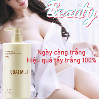 Sữa tắm dê Sữa tắm trắng da sữa tắm dưỡng ẩm 800ml Làm trắng da mite loại bỏ dưỡng ẩm sửa chữa  Nicotinamide