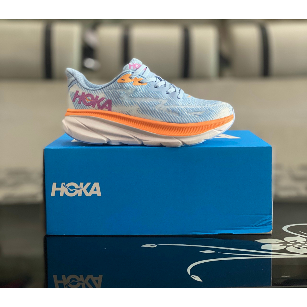 Giày Thể Thao Chạy Bộ H0ka Clifton 9 Nữ Chính Hãng Full Box + Tặng Kèm Vớ