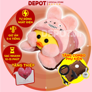 Túi giữ nhiệt giảm đau bụng kinh giữ ấm, Túi sưởi cắm điện hình thú, túi chườm nóng lạnh quà tặng bạn gái