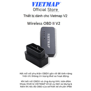Wireless OBD II V2 Hiển thị thông tin trạng thái - thiết bị dành cho Vietmap V2