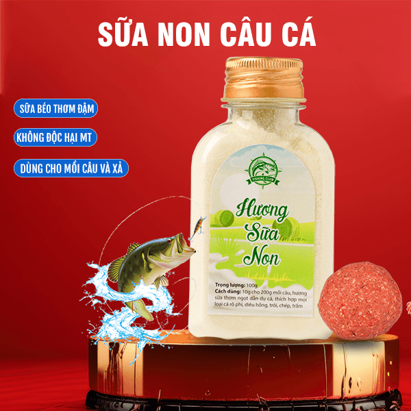 Sữa non chuyên câu tất cả các loại cá thơm ngon