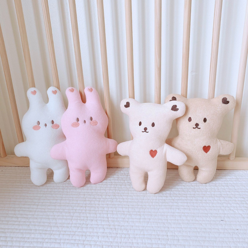 Đồ chơi Thú nhồi bông Organic Monona hình thỏ gấu hổ