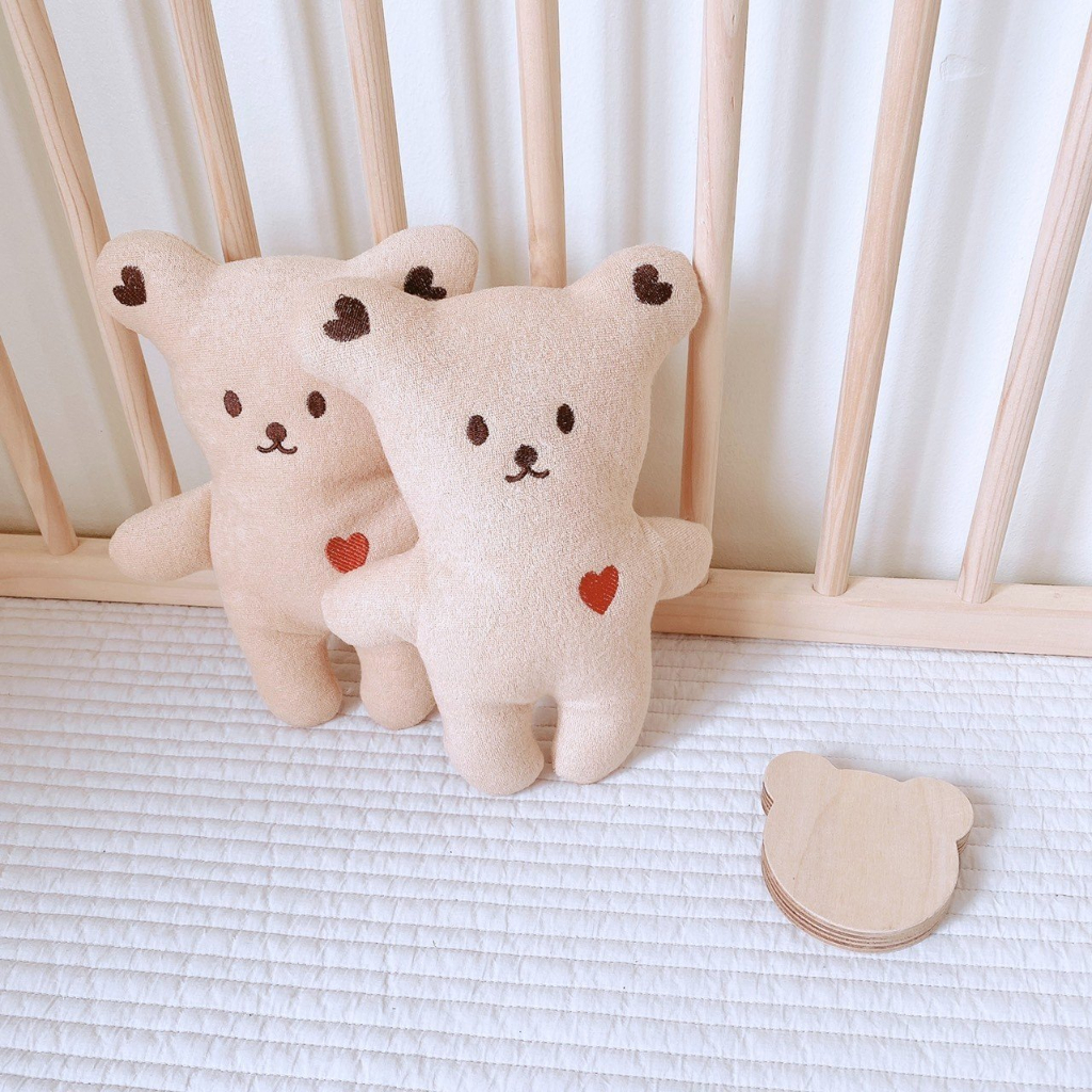 Đồ chơi Thú nhồi bông Organic Monona hình thỏ gấu hổ