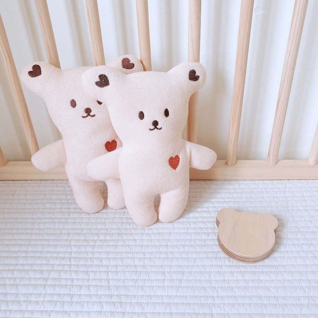 Đồ chơi Thú nhồi bông Organic Monona hình thỏ gấu hổ