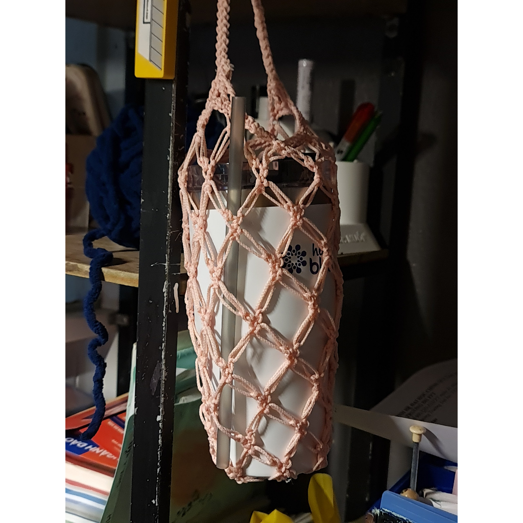 Crochet Bag for Bottle_ Túi lưới xách ly nước